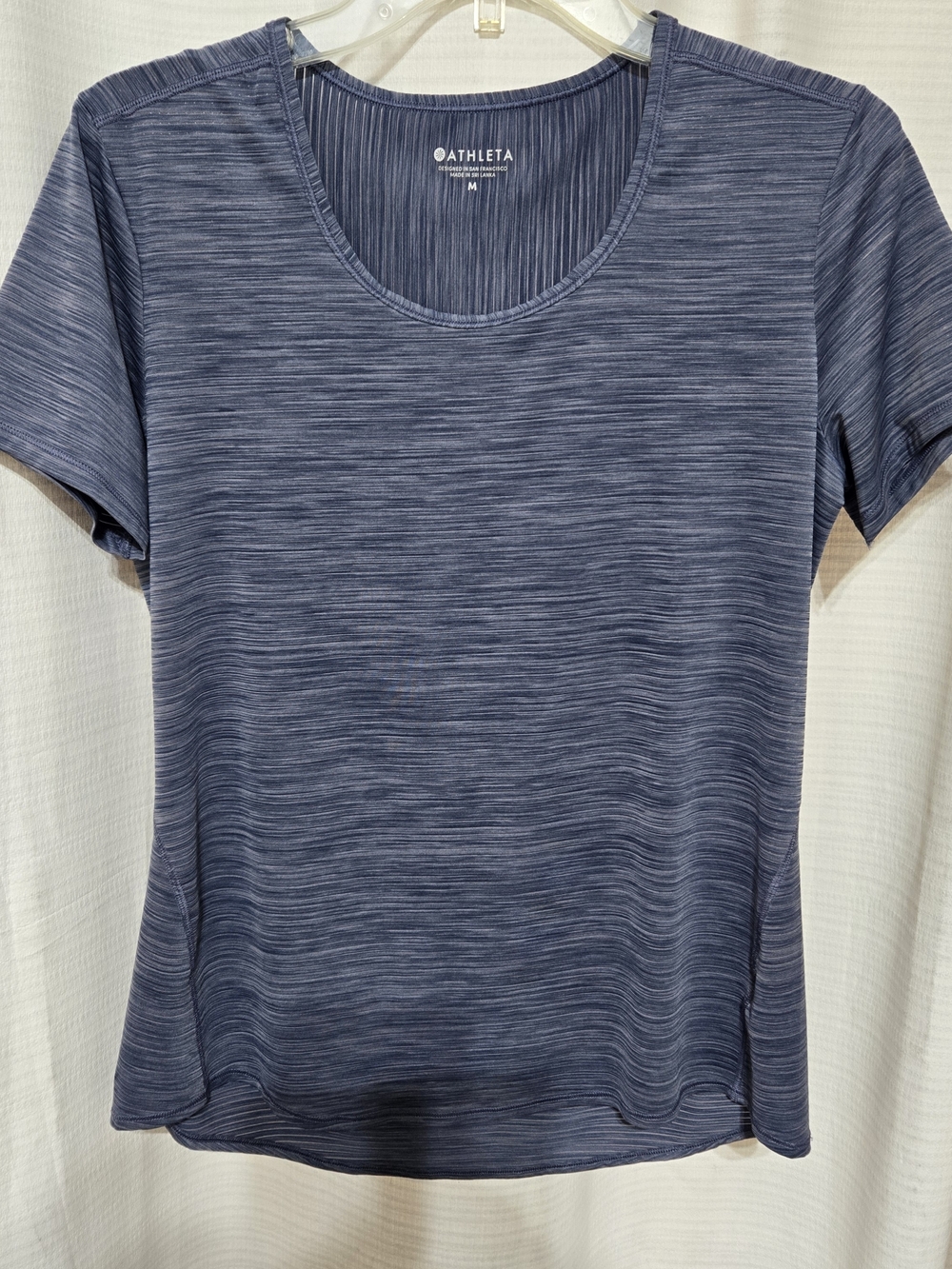 Athleta Women’s Blue Space-Dye Active Tee